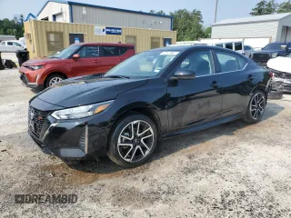 2025 Nissan Sentra SR с VIN 3N1AB8DV1SY305778, выставлен на аукционе Copart как лот 58728715 с пробегом 8 195 миль миль и Списание • Salvage title. История ставок и продаж доступна на DreamBid. Изображение 1.