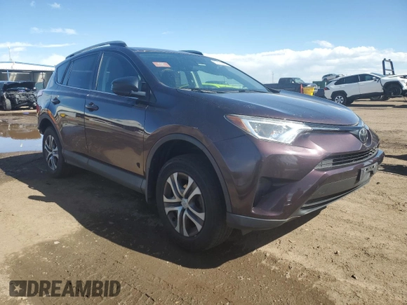 2018 Toyota RAV4 LE with VIN 2T3BFREV6JW739046, listed as a Copart auction lot 57475695 with 81,410 mi miles and Salvage title. Bid and sale history available at DreamBid. Image 4.