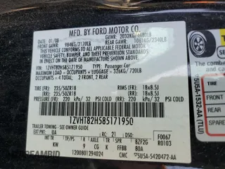 2008 Ford Mustang GT Deluxe with VIN 1ZVHT82H585171950, listed as a Copart auction lot 51599375 with 129,896 mi miles and Salvage Title. Bid and sale history available at carsss.com. Image 12.