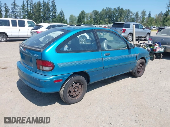1995 Ford Aspire z VIN KNJLT05H6S6142904, wystawiony jako IAAI lot #41613061 z przebiegiem 149 534 mil mil oraz . Historia ofert i sprzedaży dostępna na DreamBid. Obrazek 4.