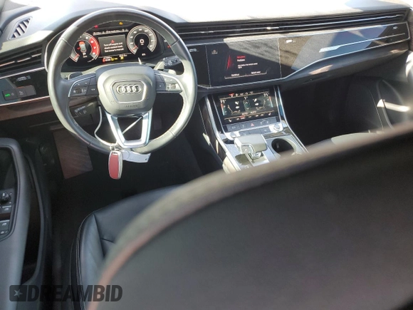 2021 Audi Q8 Premium with VIN WA1AVAF15MD021091, listed as a Copart auction lot 41790825 with 41,330 mi miles and Salvage Title. Bid and sale history available at carsss.com. Image 8.