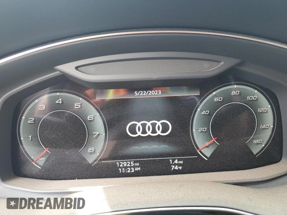 2022 Audi SQ7 Premium Plus z VIN WA1AWBF73ND010793, wystawiony jako Copart lot #53046083 z przebiegiem 12 925 mil mil oraz . Historia ofert i sprzedaży dostępna na DreamBid. Obrazek 9.