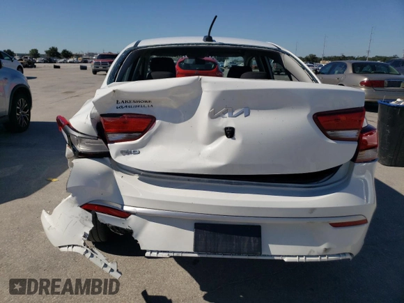 2023 Kia Rio S with VIN 3KPA24AD2PE579419, listed as a Copart auction lot 73399664 with 47,857 mi miles and Salvage Title. Bid and sale history available at DreamBid. Image 6.