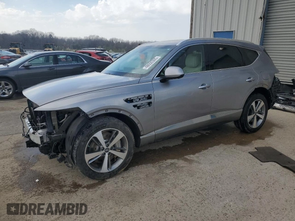 2023 Genesis GV80 with VIN KMUHBDSB4PU127787, listed as a Copart auction lot 48655305 with 42,832 mi miles and Salvage title. Bid and sale history available at DreamBid. Image 1.