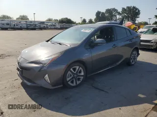 2016 Toyota Prius Four z VIN JTDKARFU1G3018102, wystawiony jako Copart lot #60045195 z przebiegiem 142 128 mil mil oraz Szkoda całkowita • Salvage title. Historia ofert i sprzedaży dostępna na DreamBid. Obrazek 1.