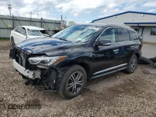 2019 Infiniti QX60 Pure z VIN 5N1DL0MM3KC567452, wystawiony jako Copart lot #55201175 z przebiegiem 89 131 mil mil oraz Szkoda całkowita • Salvage title. Historia ofert i sprzedaży dostępna na DreamBid. Obrazek 1.