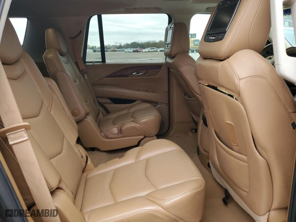 2015 Cadillac Escalade Platinum with VIN 1GYS4PKJ3FR743570, listed as a Copart auction lot 80519184 with 131,932 mi miles and Salvage Title. Bid and sale history available at carsss.com. Image 11.