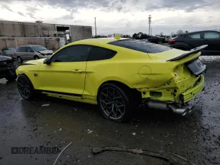2021 Ford Mustang Mach 1 with VIN 1FA6P8R09M5552053, listed as a Copart auction lot 43067625 with 18,921 mi miles and Salvage Title. Bid and sale history available at carsss.com. Image 2.
