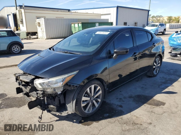 2020 Nissan Versa SR with VIN 3N1CN8FV3LL825704, listed as a Copart auction lot 49979355 with 165,884 mi miles and Salvage Title. Bid and sale history available at carsss.com. Image 1.