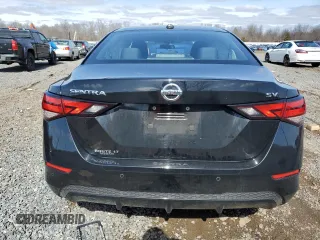 2021 Nissan Sentra SV with VIN 3N1AB8CV7MY306860, listed as a Copart auction lot 47939825 with 34,409 mi miles and Salvage title. Bid and sale history available at DreamBid. Image 6.