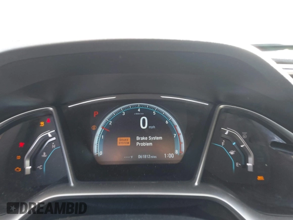 2017 Honda Civic Sedan EX-L with VIN 19XFC1F70HE005116, listed as a IAAI auction lot 42042277 with 61,812 mi miles. Bid and sale history available at carsss.com. Image 7.