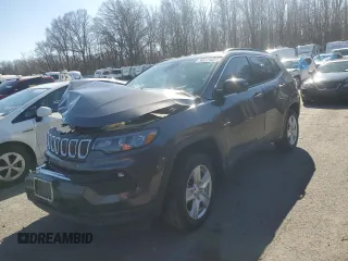 2022 Jeep Compass Latitude with VIN 3C4NJDBB2NT102421, listed as a Copart auction lot 48374025 with Not Provided miles and Salvage Title. Bid and sale history available at DreamBid. Image 1.