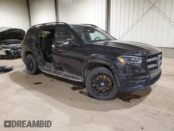 2020 Mercedes-Benz GLS 450 with VIN 4JGFF5KE9LA083422, listed as a Copart auction lot 54177924 with 98,594 mi miles and Salvage Title. Bid and sale history available at DreamBid. Image 4.