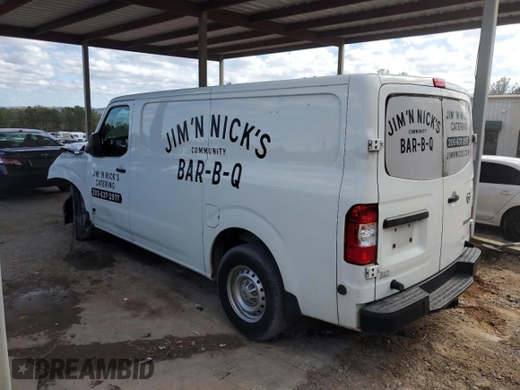 2019 Nissan NV S with VIN 1N6BF0KM3KN802889, listed as a Copart auction lot 79233254 with 62,850 mi miles and Salvage Title. Bid and sale history available at carsss.com. Image 2.