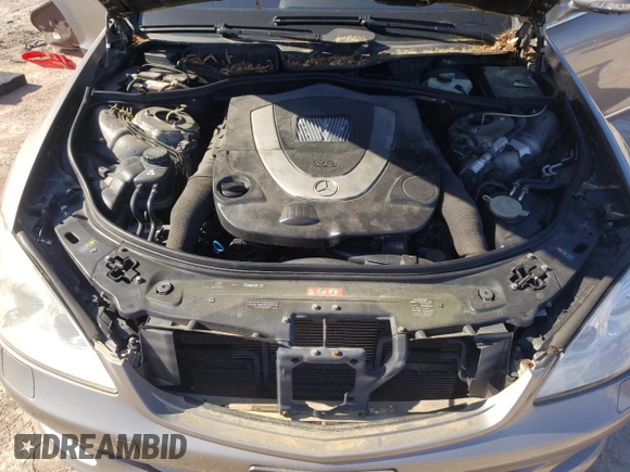 2007 Mercedes-Benz S 550 with VIN WDDNG71X07A053622, listed as a Copart auction lot 53254235 with 147,010 mi miles and Salvage Title. Bid and sale history available at DreamBid. Image 11.