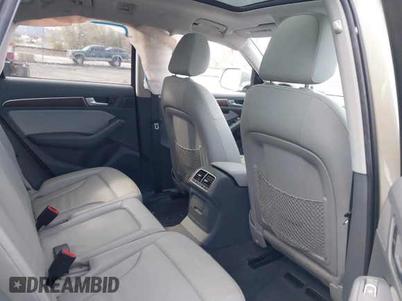 2013 Audi Q5 Premium Plus with VIN WA1LFAFPXDA017291, listed as a IAAI auction lot 42008370 with 84,017 mi miles and . Bid and sale history available at DreamBid. Image 8.