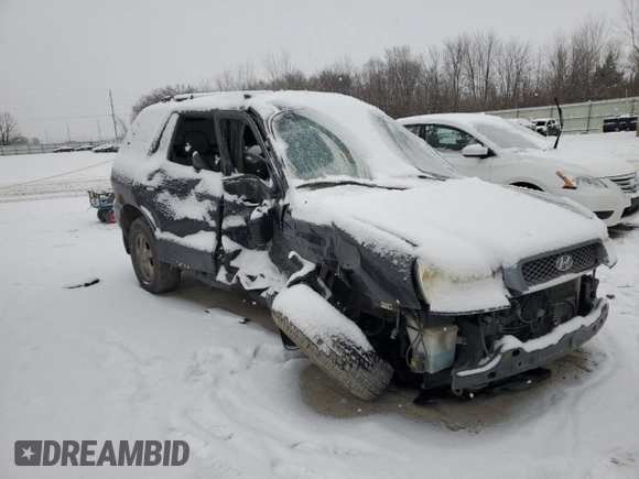 2004 Hyundai Santa Fe GLS with VIN KM8SC73E94U780607, listed as a Copart auction lot 84729644 with 0 mi miles and Salvage Title. Bid and sale history available at carsss.com. Image 4.