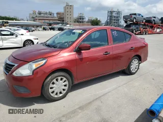 2019 Nissan Versa SV z VIN 3N1CN7AP3KL822920, wystawiony jako Copart lot #58433195 z przebiegiem 82 016 mil mil oraz Szkoda całkowita • Salvage title. Historia ofert i sprzedaży dostępna na DreamBid. Obrazek 1.