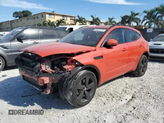 2020 Jaguar E-PACE Checkered Flag Edition with VIN SADF12FX3L1004425, listed as a Copart auction lot 50044155 with 76,558 mi miles and Non Repairable. Bid and sale history available at carsss.com. Image 1.