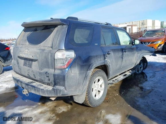 2019 Toyota 4Runner SR5 with VIN JTEBU5JR3K5667654, listed as a IAAI auction lot 41902198 with 53,182 mi miles. Bid and sale history available at carsss.com. Image 4.