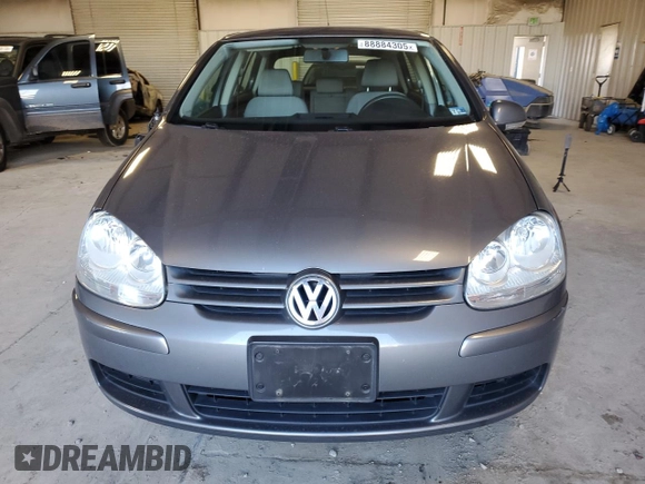 2009 Volkswagen Rabbit S with VIN WVWDA71K39W068097, listed as a Copart auction lot 88884305 with 134,312 mi miles and Salvage title. Bid and sale history available at DreamBid. Image 5.