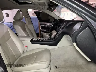 2015 Infiniti Q50 with VIN JN1BV7AR7FM412100, listed as a Copart auction lot 54574705 with 111,230 mi miles and Salvage Title. Bid and sale history available at carsss.com. Image 5.