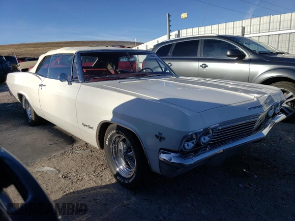 1965 Chevrolet Impala with VIN 166675T165950, listed as a Copart auction lot 82864494 with 91,223 mi miles and Non repairable. Bid and sale history available at DreamBid. Image 4.