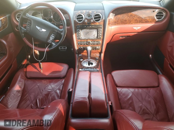 2006 Bentley Flying Spur with VIN SCBBR53W96C031785, listed as a Copart auction lot 81912514 with 58,606 mi miles and Salvage Title. Bid and sale history available at DreamBid. Image 8.