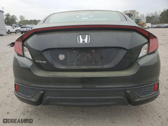 2018 Honda Civic Coupe LX-P with VIN 2HGFC4B05JH303926, listed as a Copart auction lot 51782965 with 99,538 mi miles and Salvage Title. Bid and sale history available at carsss.com. Image 6.