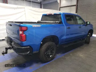 2024 Chevrolet Silverado 1500 Custom Trail Boss with VIN 3GCPDCEK5RG210052, listed as a Copart auction lot 43532845 with 16,147 mi miles and Clean Title. Bid and sale history available at carsss.com. Image 3.