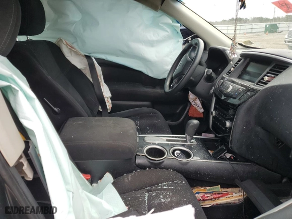 2016 Nissan Pathfinder S with VIN 5N1AR2MN7GC621977, listed as a Copart auction lot 45977185 with 0 mi miles and Salvage Title. Bid and sale history available at carsss.com. Image 7.