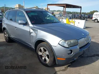 2008 BMW X3 3.0si with VIN WBXPC93408WJ14262, listed as a IAAI auction lot 42023634 with 158,232 mi miles. Bid and sale history available at carsss.com. Image 1.