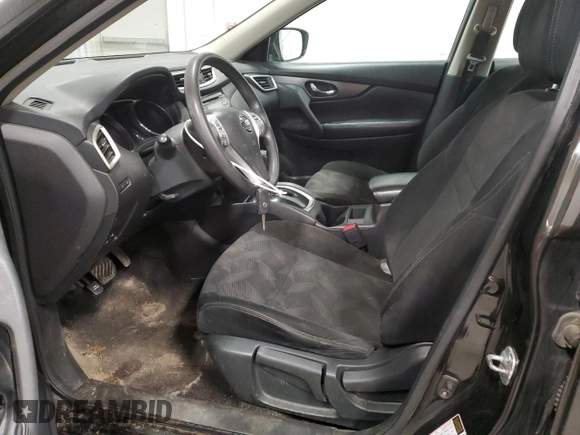 2016 Nissan Rogue SV with VIN 5N1AT2MV0GC913617, listed as a Copart auction lot 52123835 with Not Provided miles and Salvage Title. Bid and sale history available at DreamBid. Image 7.