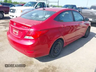 2017 Hyundai Accent SE with VIN KMHCT4AEXHU200728, listed as a IAAI auction lot 42015224 with 139,327 mi miles. Bid and sale history available at carsss.com. Image 4.