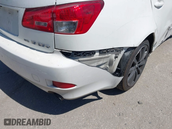 2006 Lexus IS 250 with VIN JTHCK262965005266, listed as a IAAI auction lot 42687510 with 144,829 mi miles and . Bid and sale history available at DreamBid. Image 12.