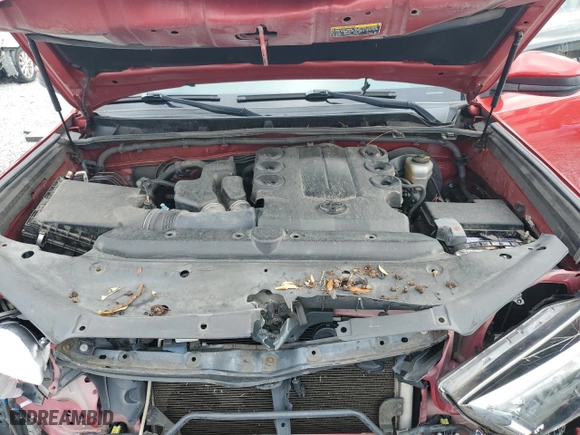 2017 Toyota 4Runner SR5 with VIN JTEZU5JR4H5158471, listed as a Copart auction lot 48032455 with 95,533 mi miles and Salvage Title. Bid and sale history available at carsss.com. Image 12.