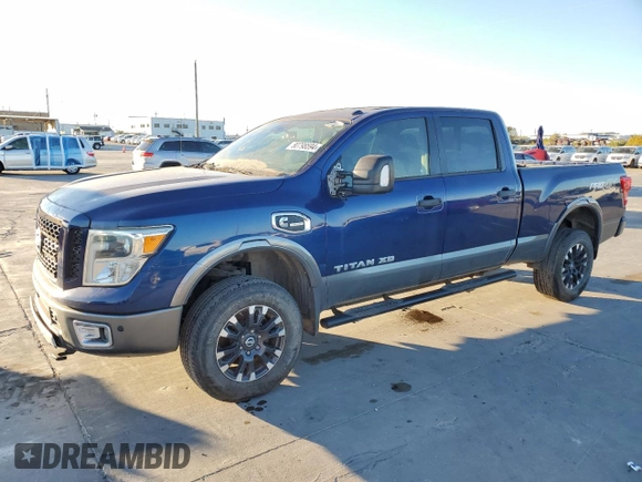 2016 Nissan Titan XD PRO-4X with VIN 1N6BA1F40GN515886, listed as a Copart auction lot 80798594 with 172,004 mi miles and Clean Title. Bid and sale history available at carsss.com. Image 1.