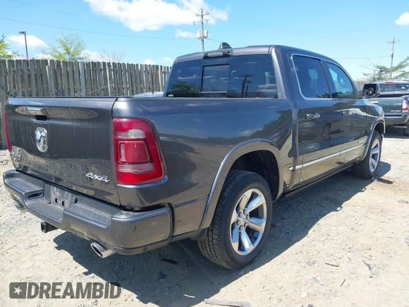 2021 Ram 1500 Limited with VIN 1C6SRFHT4MN677505, listed as a IAAI auction lot 41924966 with 51,121 mi miles and . Bid and sale history available at DreamBid. Image 4.