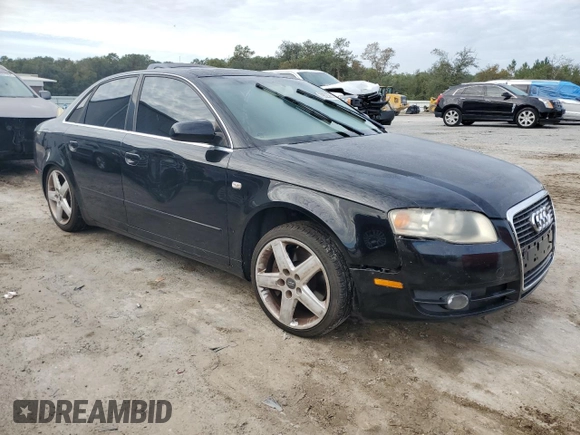 2005 Audi A4 2.0T with VIN WAUAF78E95A560383, listed as a Copart auction lot 79523854 with 180,896 mi miles and Salvage Title. Bid and sale history available at carsss.com. Image 4.