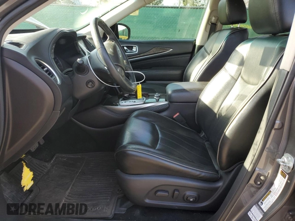 2015 Infiniti QX60 with VIN 5N1AL0MM3FC557643, listed as a Copart auction lot 52413595 with 120,136 mi miles and Salvage title. Bid and sale history available at DreamBid. Image 7.