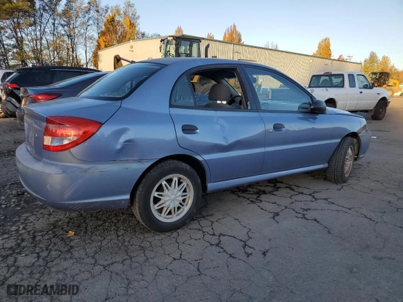 2004 Kia Rio with VIN KNADC125946336107, listed as a Copart auction lot 79957854 with 201,254 mi miles and Clean Title. Bid and sale history available at carsss.com. Image 3.