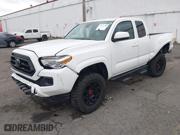 2022 Toyota Tacoma SR with VIN 3TYSX5EN1NT010664, listed as a IAAI auction lot 41642295 with 29,848 mi miles and . Bid and sale history available at DreamBid. Image 18.