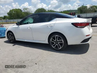 2024 Nissan Sentra SR with VIN 3N1AB8DV6RY330055, listed as a Copart auction lot 61074645 with 21,941 mi miles and Salvage title. Bid and sale history available at DreamBid. Image 2.