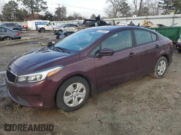 2018 Kia Forte LX with VIN 3KPFK4A7XJE258395, listed as a Copart auction lot 42160635 with 72,093 mi miles and Salvage Title. Bid and sale history available at carsss.com. Image 1.