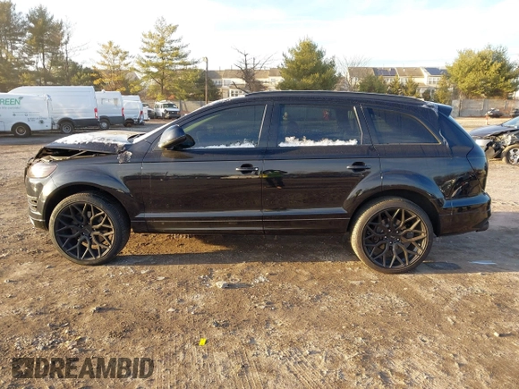 2013 Audi Q7 3.0T Premium Plus with VIN WA1LGAFE1DD008439, listed as a IAAI auction lot 41045973 with 100,868 mi miles. Bid and sale history available at carsss.com. Image 14.