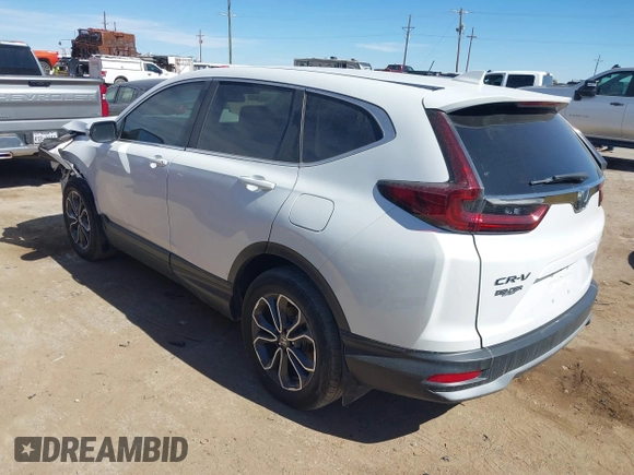 2020 Honda CR-V EX with VIN 2HKRW2H51LH692844, listed as a IAAI auction lot 41572877 with 24,950 mi miles. Bid and sale history available at carsss.com. Image 3.