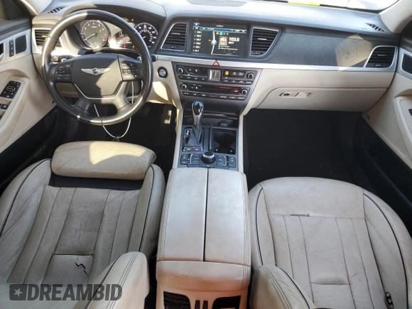 2015 Hyundai Genesis 5.0L with VIN KMHGN4JF5FU024690, listed as a Copart auction lot 74206054 with 96,068 mi miles and Clean Title. Bid and sale history available at carsss.com. Image 8.