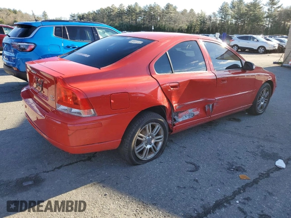 2007 Volvo S60 2.5L Turbo with VIN YV1RH592572620725, listed as a Copart auction lot 85042364 with 152,746 mi miles and Salvage Title. Bid and sale history available at carsss.com. Image 3.