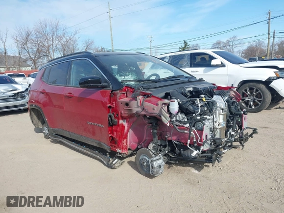 2025 Jeep Compass Limited with VIN 3C4NJDCN6ST560628, listed as a IAAI auction lot 41989364 with Not provided miles and . Bid and sale history available at DreamBid. Image 1.