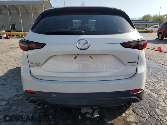 2023 Mazda CX-5 2.5 S Premium Package with VIN JM3KFBDM1P0187492, listed as a Copart auction lot 52923685 with 0 mi miles and Salvage Title. Bid and sale history available at carsss.com. Image 6.